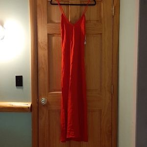 Gorgeous red long Zara limited edition dress size!